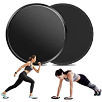 AISOO Sliders Fitness Ejercicio- 2 Piezas Discos Deslizantes de Doble Cara Core Sliders Dual Sided Trainer Uso en Todas…